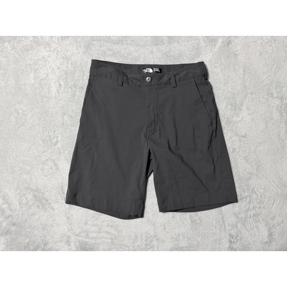 The North Face Rockaway Shorts Mens 29 Outdoor Athleisure Gray Nylon